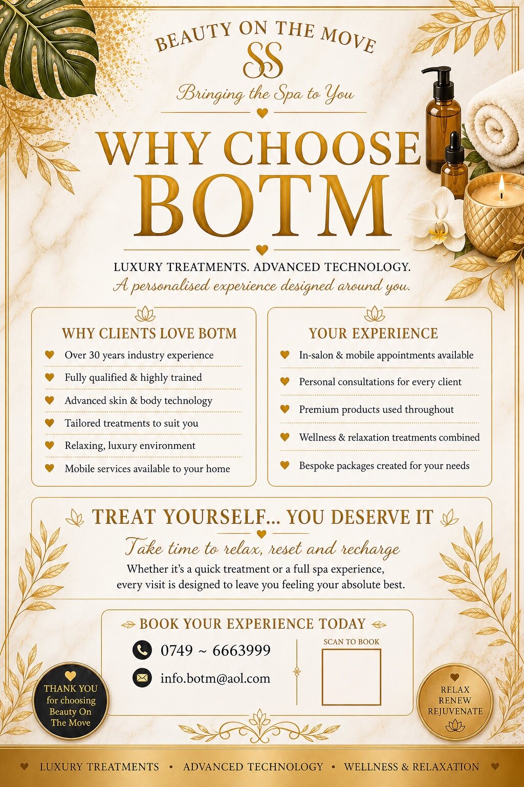 Why choose Beauty On The Move