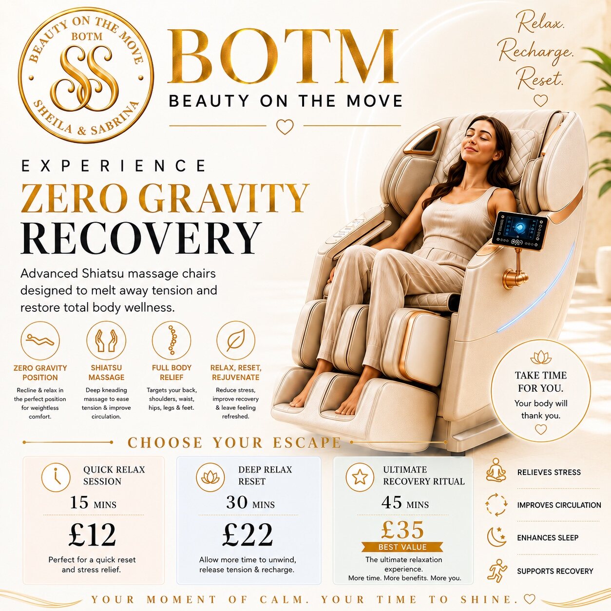 Zero Gravity Recovery experience
