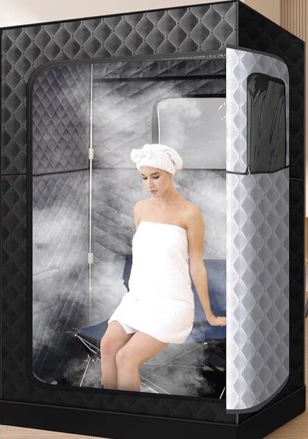 Private steam pod wellness experience